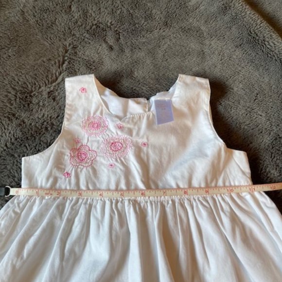 2/$40 Marc & Maddie White Lined Dress Girls Size 3X - Picture 6 of 10